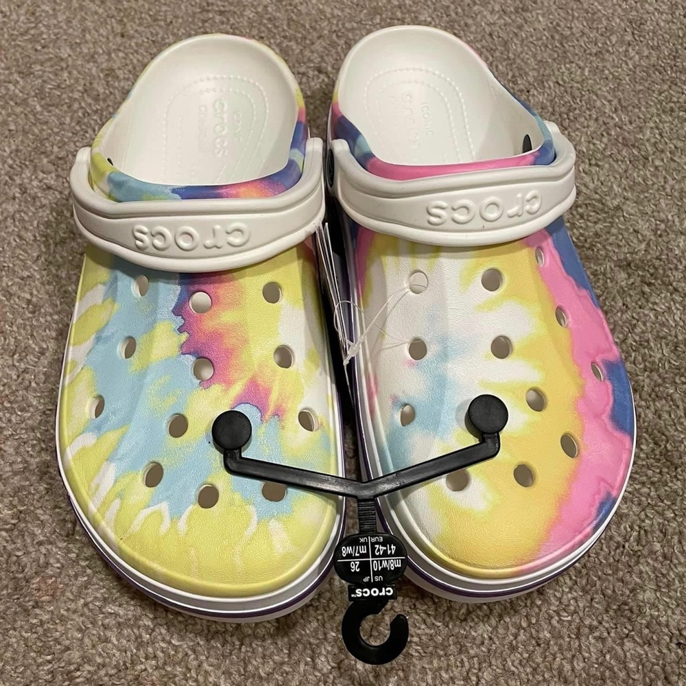 Tie Dye Bayaband Crocs